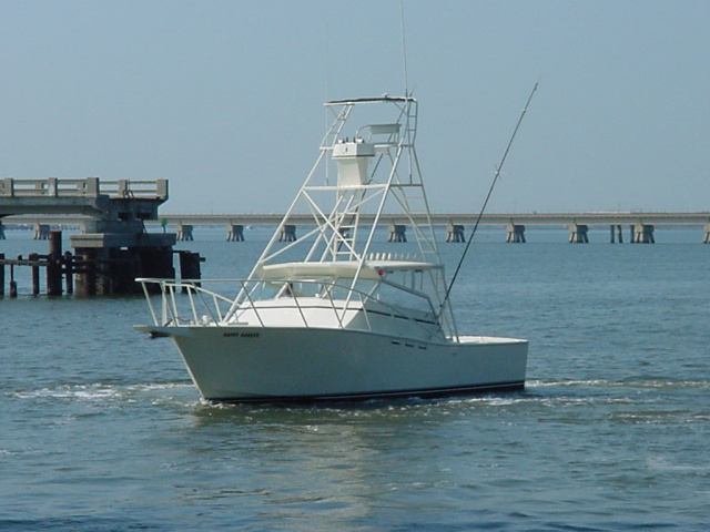 Biloxi Mississippi charter fishing boat the Happy Hooker